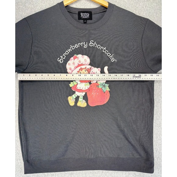 Strawberry Shortcake Coquette Kawaii Graphic Sweatshirt Nostalgic Y2K Cozycore L - Picture 6 of 8